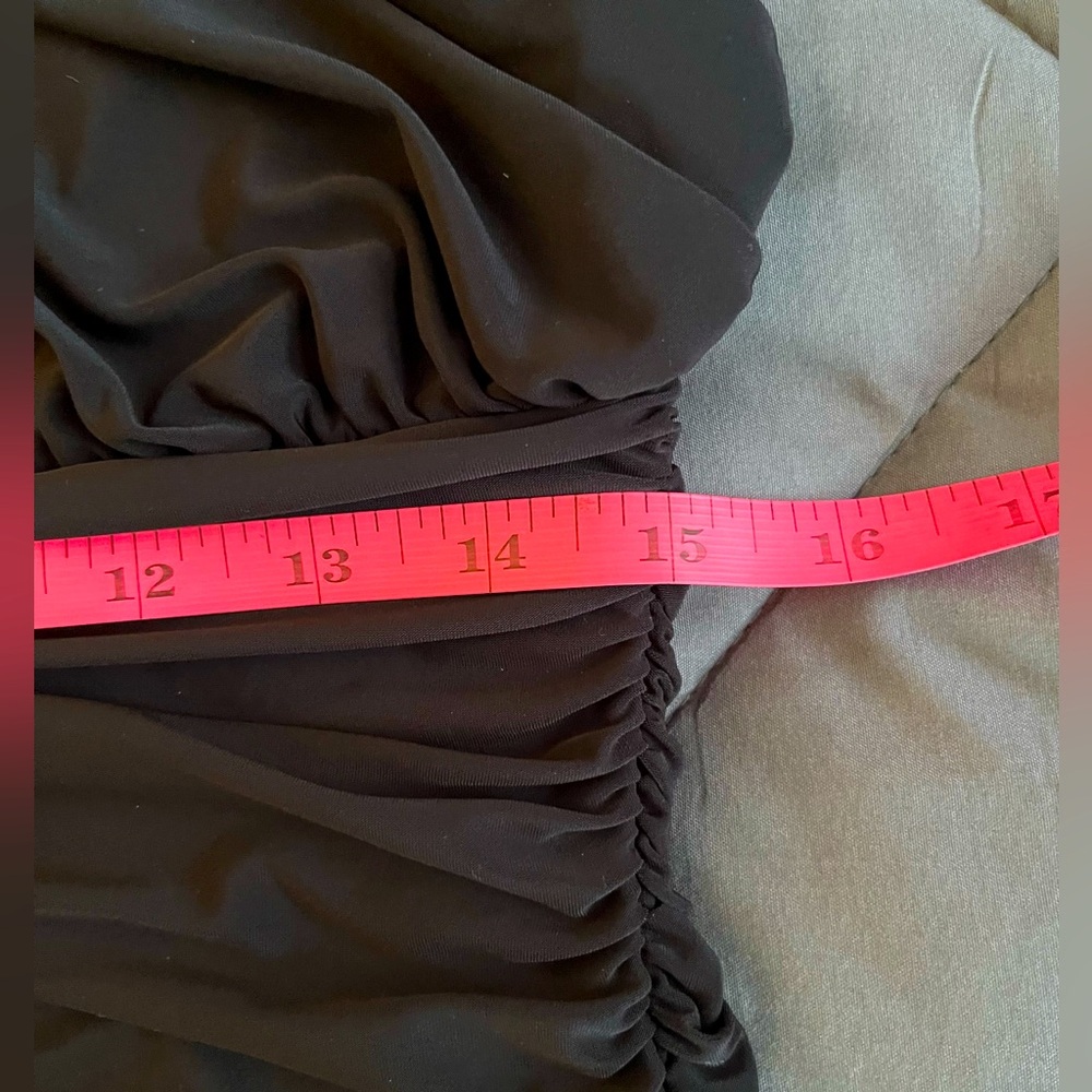 NWOT BISOU BISOU Women's One Shoulder Cocktail/Formal Wide Leg Jumpsuit. Size:12 - Picture 7 of 9